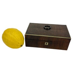 Small Danish Empire Veneered Keepsake Box, Circa 1825