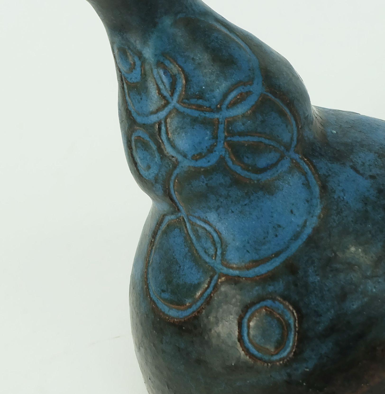 piccolo vaso danese moderno in ceramica Conny Walther Studio Pottery Danimarca anni '60 In condizioni buone in vendita a Mannheim, DE