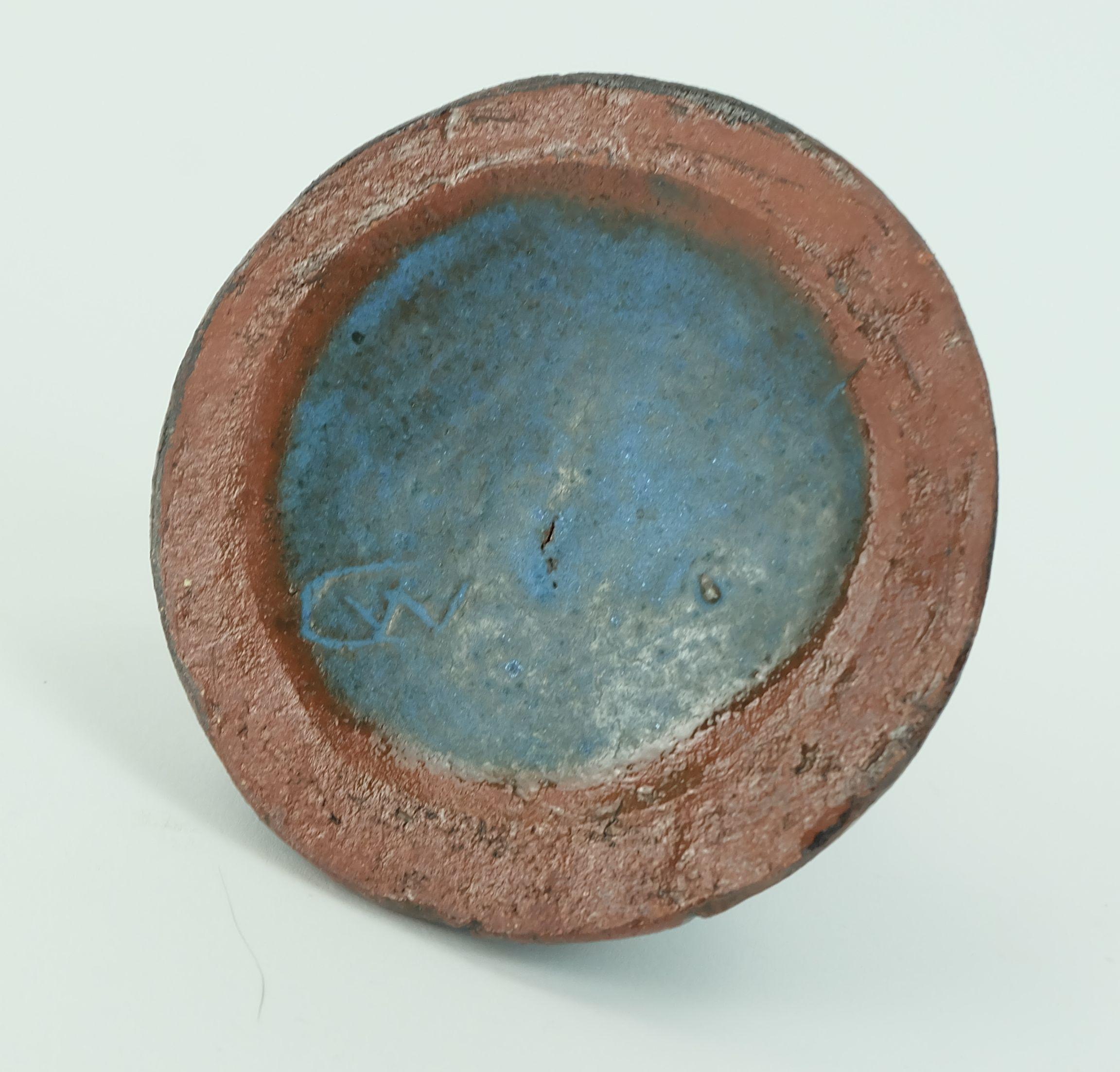 piccolo vaso danese moderno in ceramica Conny Walther Studio Pottery Danimarca anni '60 in vendita 1