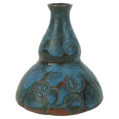 Kleine dänische moderne Keramik VASE conny walther studio pottery denmark 60er Jahre