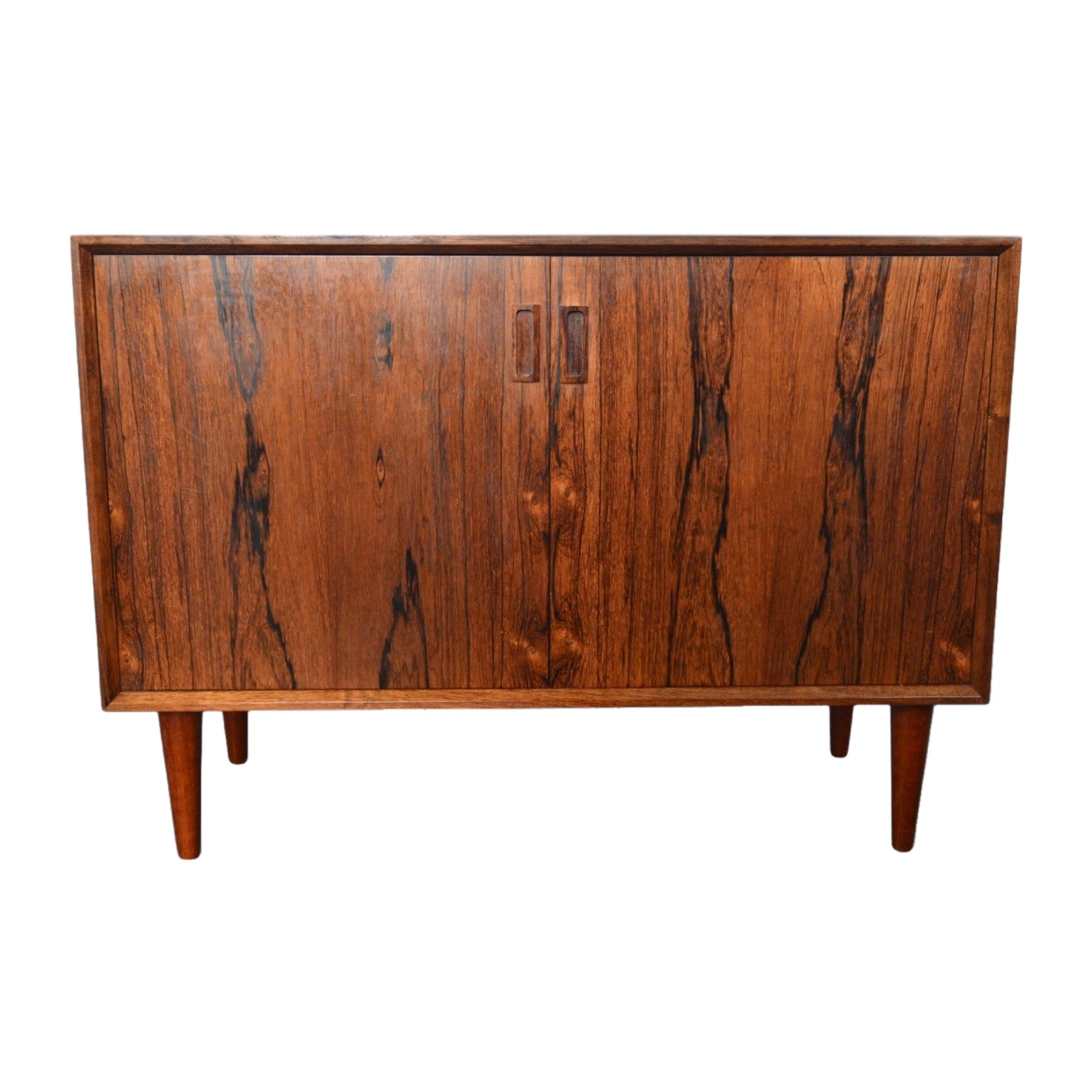 Petite crédence danoise moderne en bois de rose