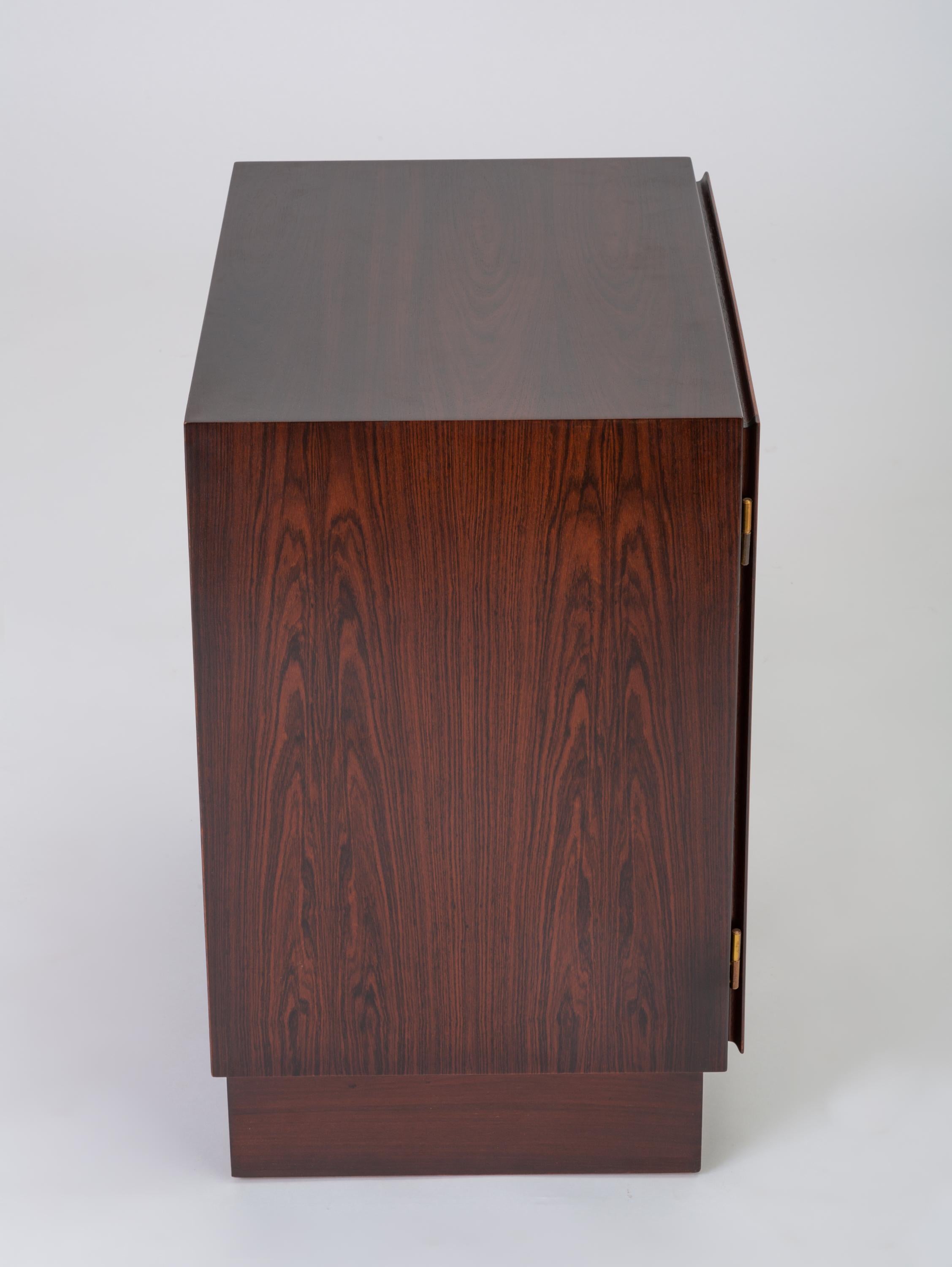 Small Danish Modern Rosewood Cabinet by Omann Jun 3