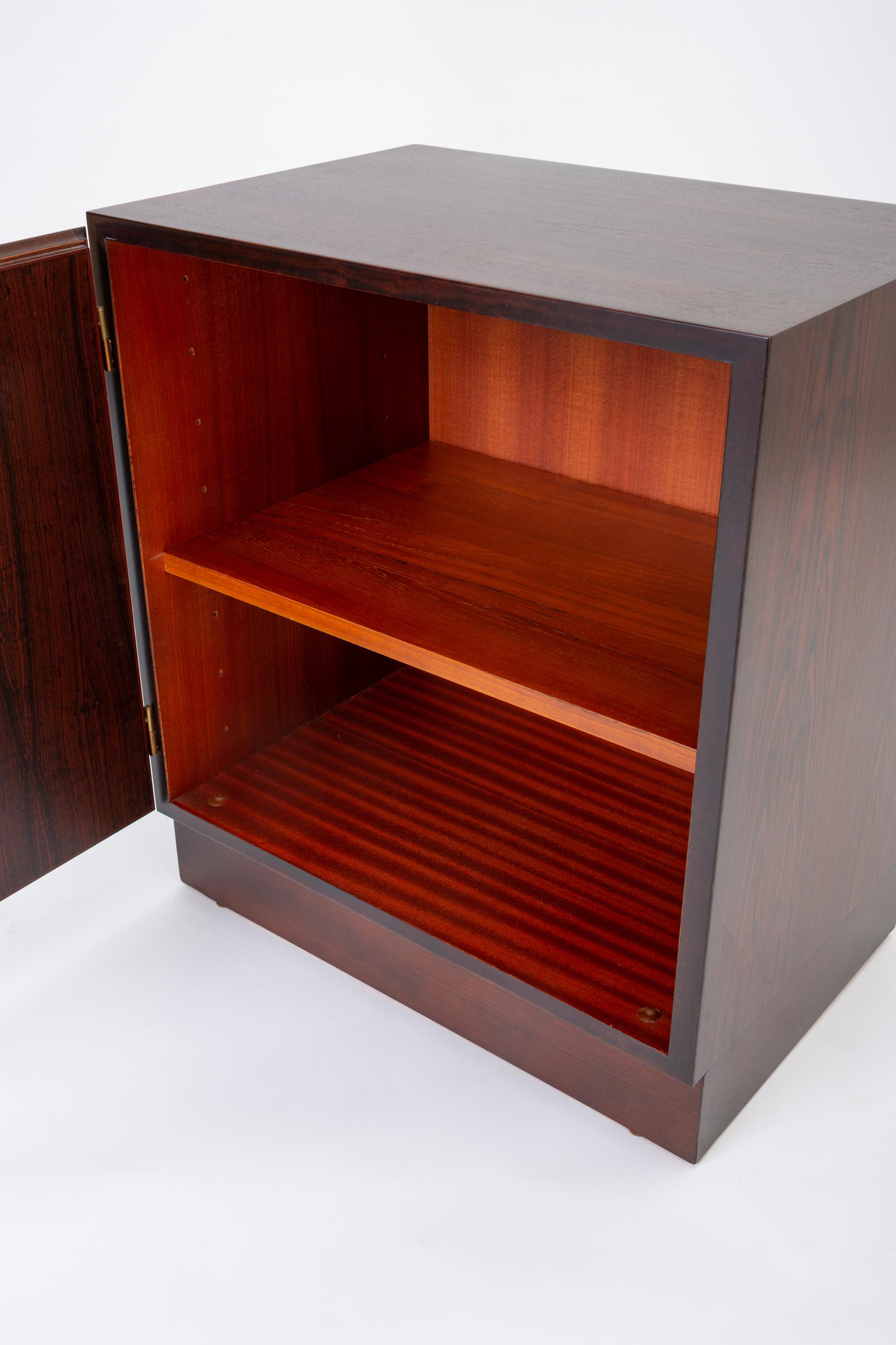Small Danish Modern Rosewood Cabinet by Omann Jun 4