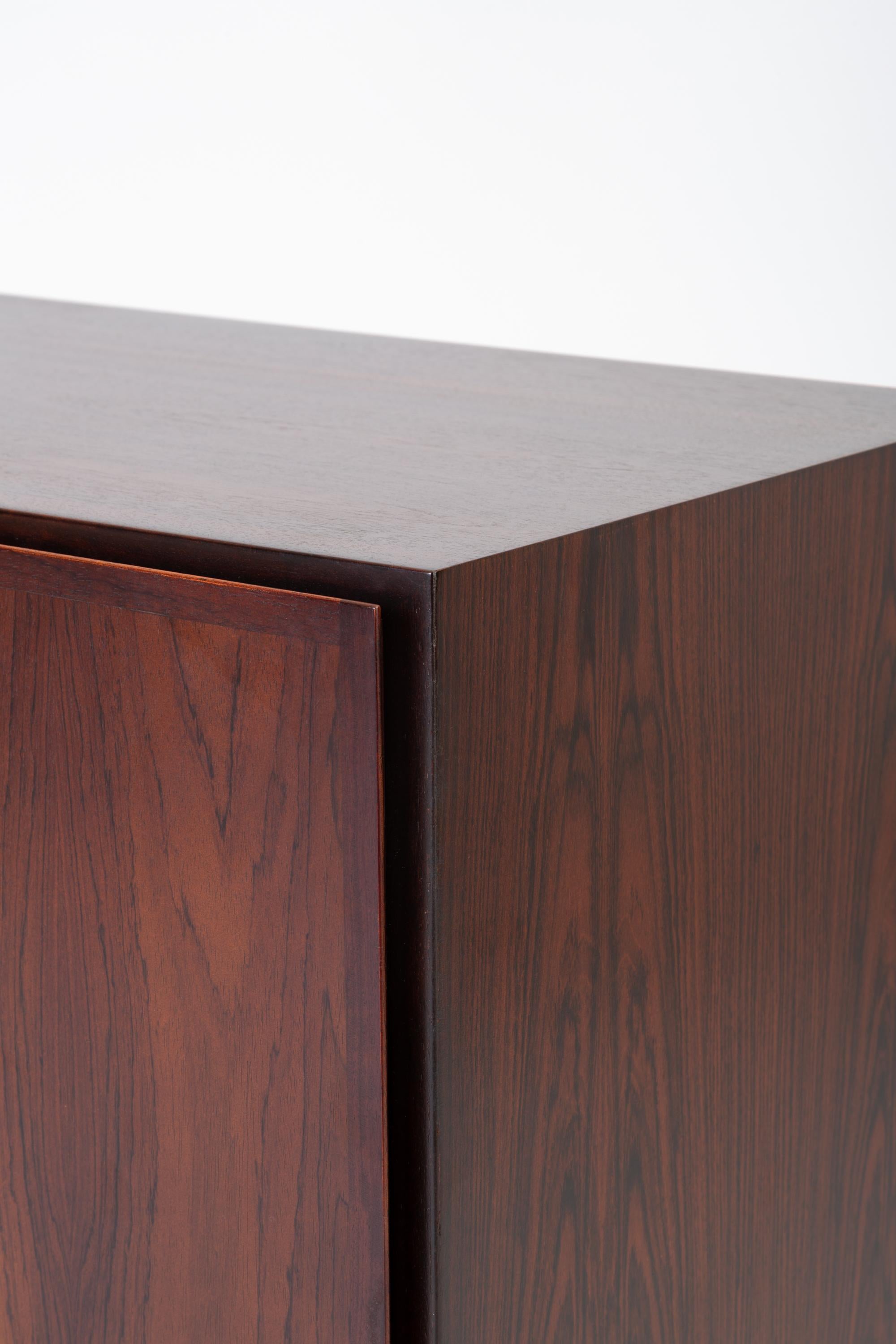 Small Danish Modern Rosewood Cabinet by Omann Jun 7
