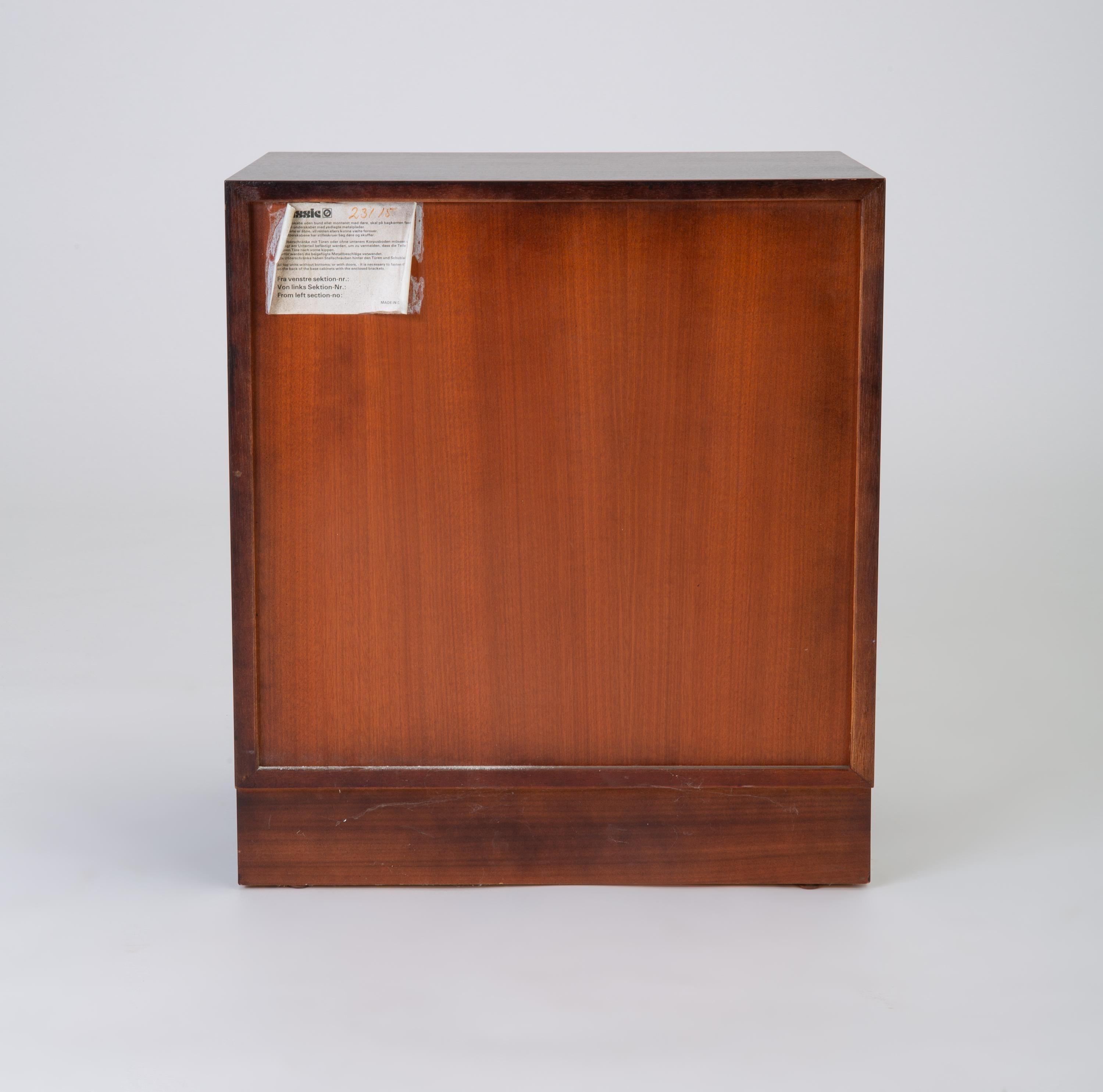 20th Century Small Danish Modern Rosewood Cabinet by Omann Jun