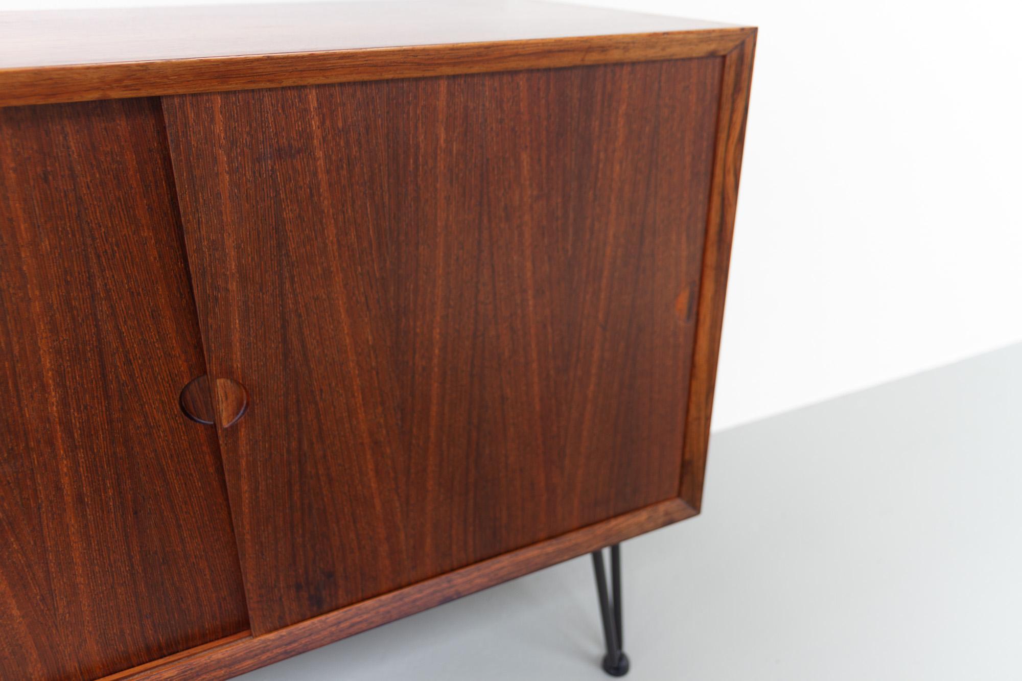 Small Danish Modern Rosewood Sideboard by Poul Cadovius for Cado, 1960s For Sale 8