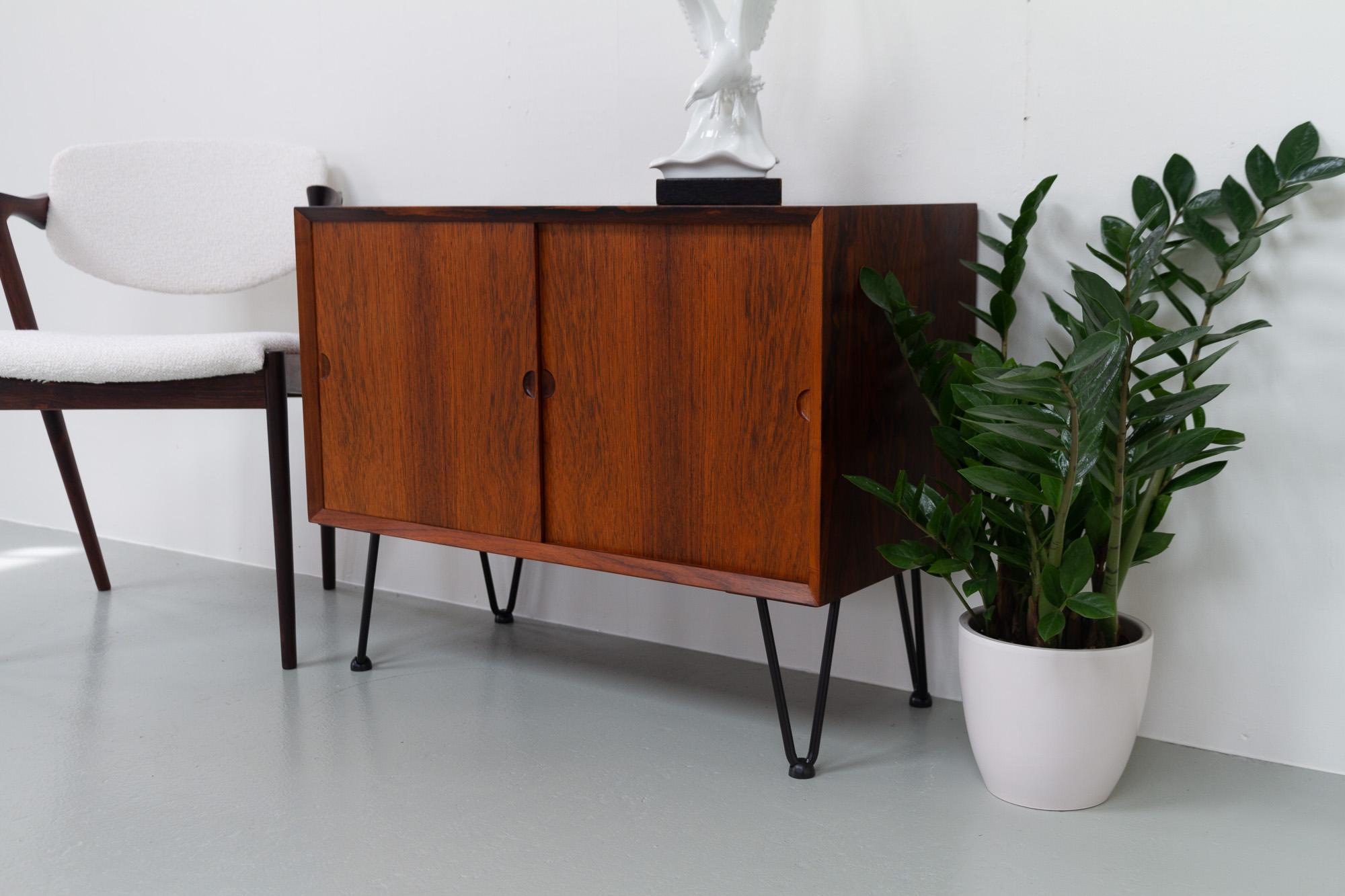 Small Danish Modern Rosewood Sideboard by Poul Cadovius for Cado, 1960s For Sale 10