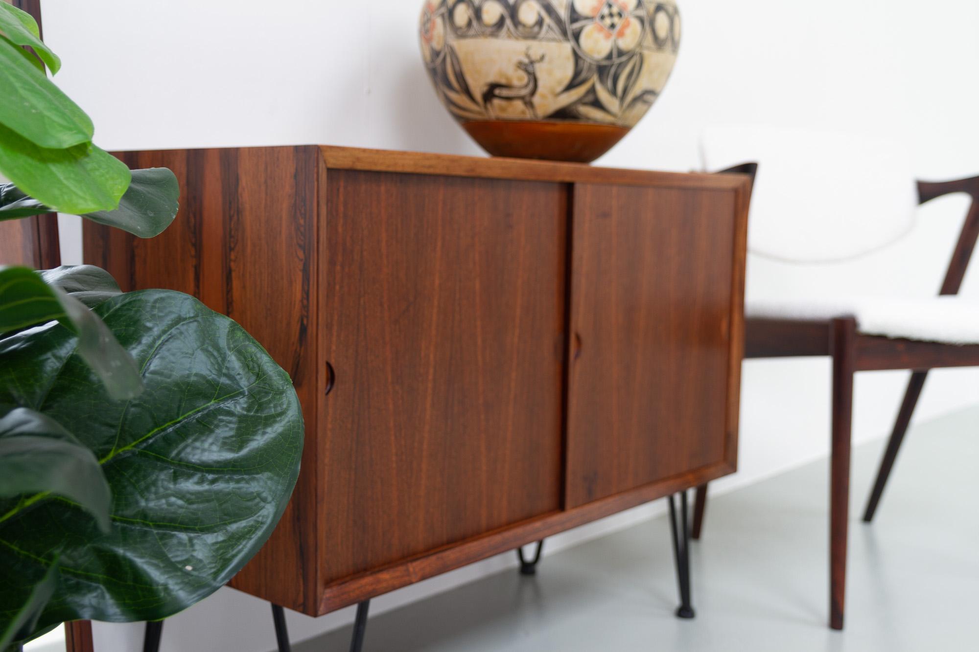 Small Danish Modern Rosewood Sideboard by Poul Cadovius for Cado, 1960s For Sale 11