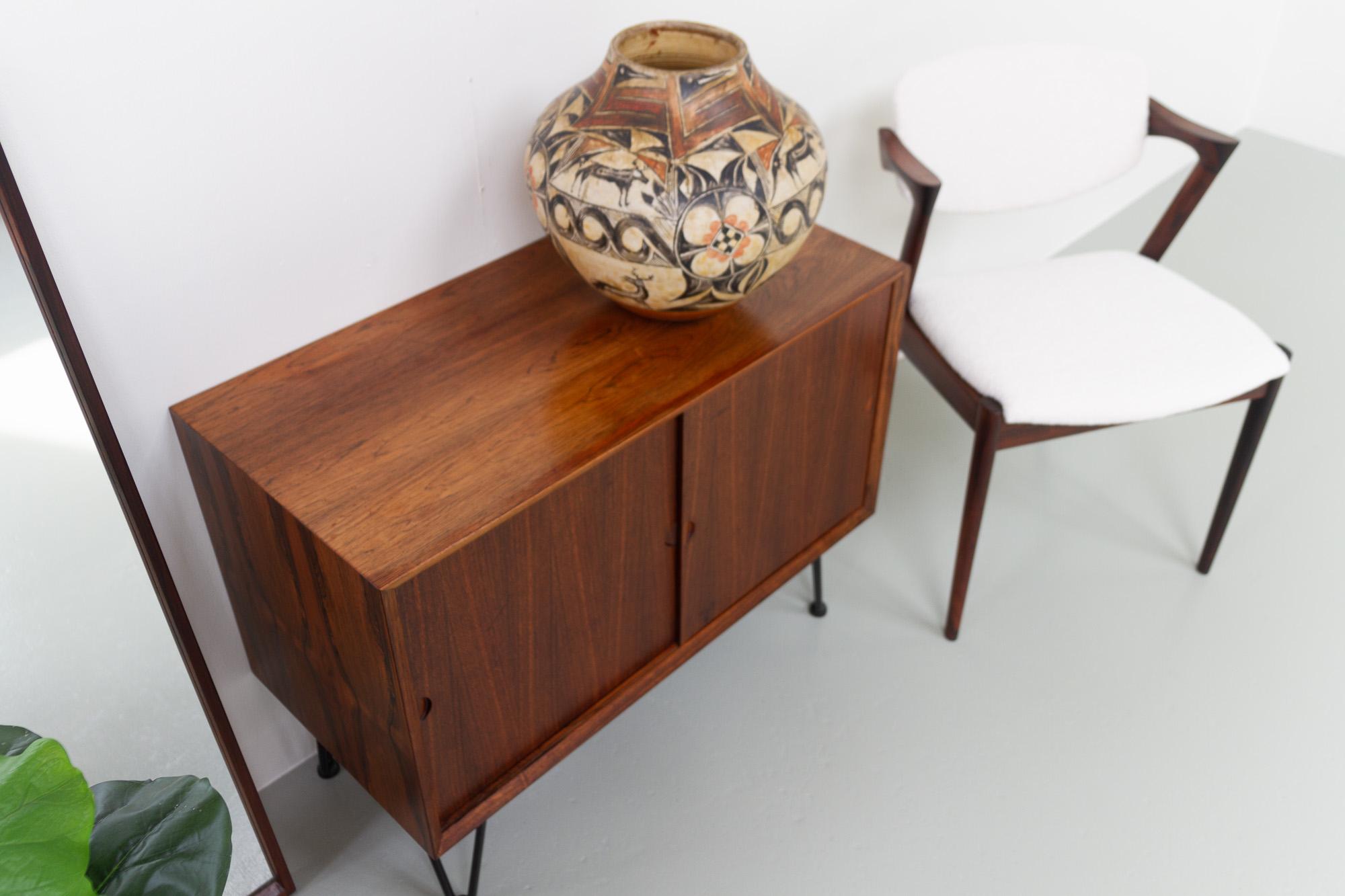 Small Danish Modern Rosewood Sideboard by Poul Cadovius for Cado, 1960s For Sale 12