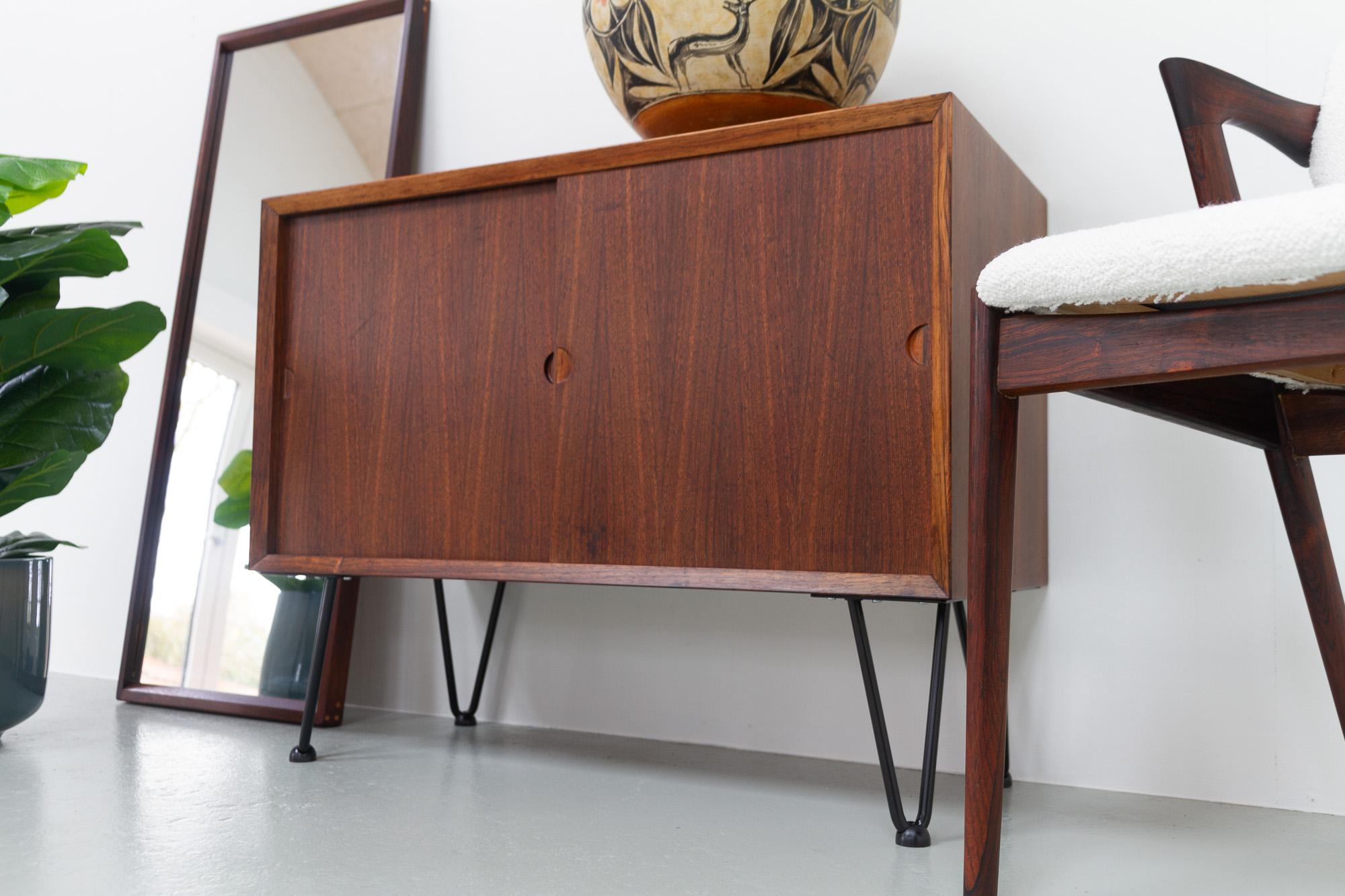 Small Danish Modern Rosewood Sideboard by Poul Cadovius for Cado, 1960s For Sale 14