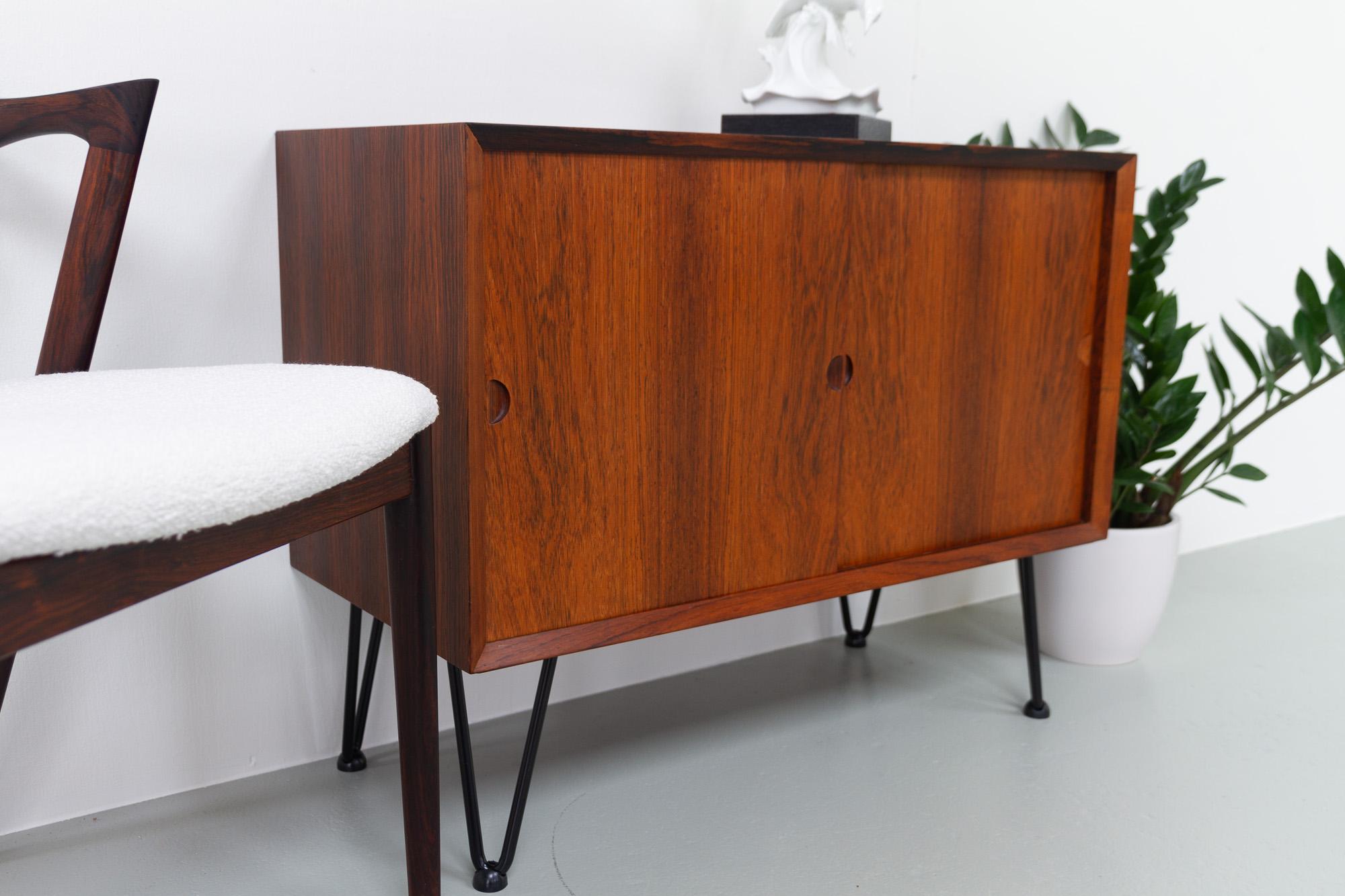 Small Danish Modern Rosewood Sideboard by Poul Cadovius for Cado, 1960s For Sale 14