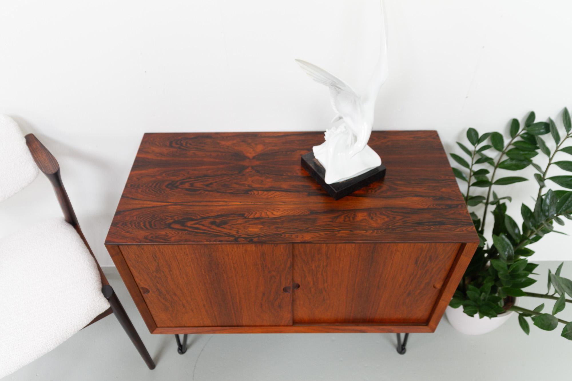 Small Danish Modern Rosewood Sideboard by Poul Cadovius for Cado, 1960s For Sale 15