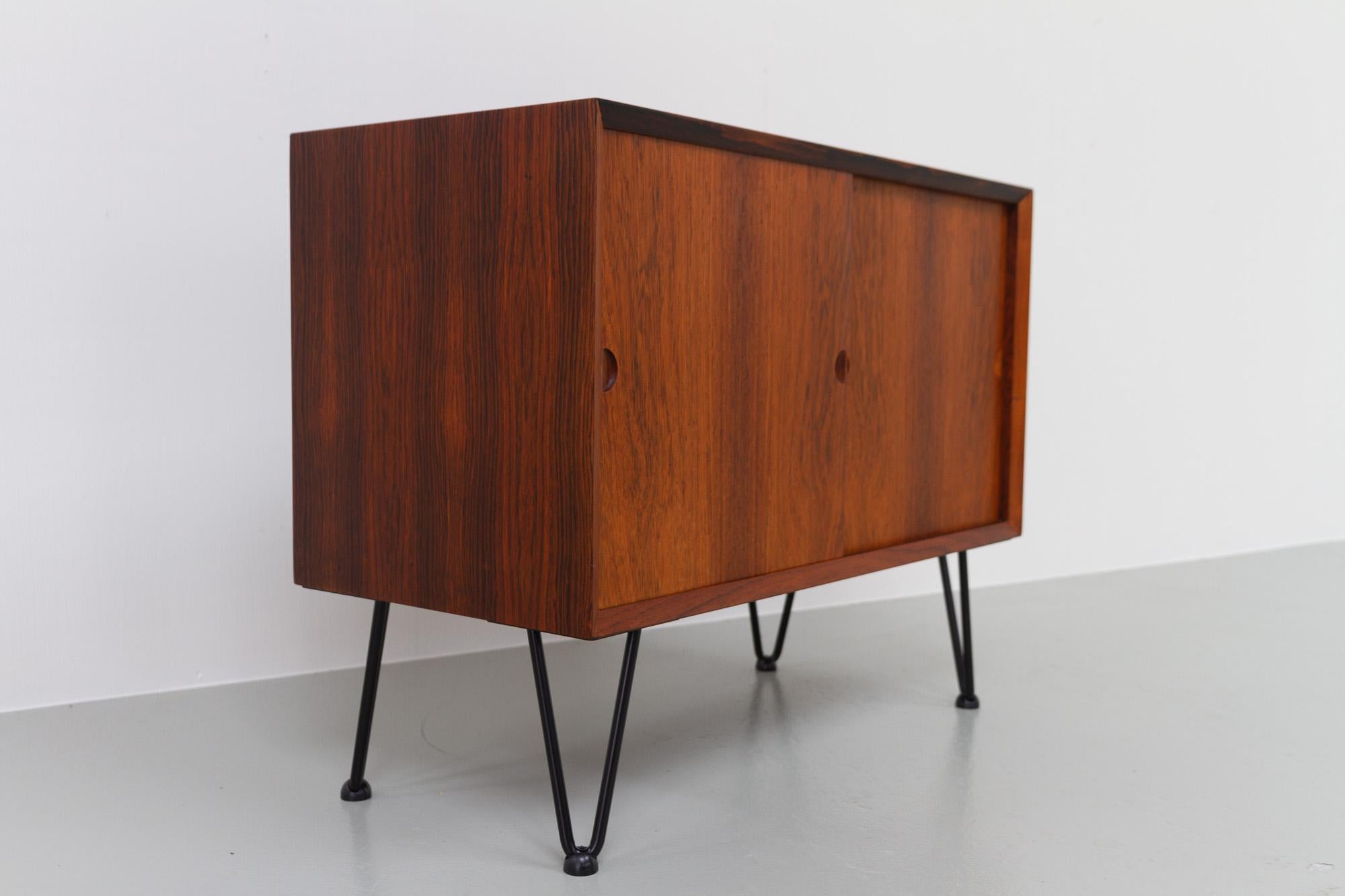 Scandinavian Modern Small Danish Modern Rosewood Sideboard by Poul Cadovius for Cado, 1960s For Sale
