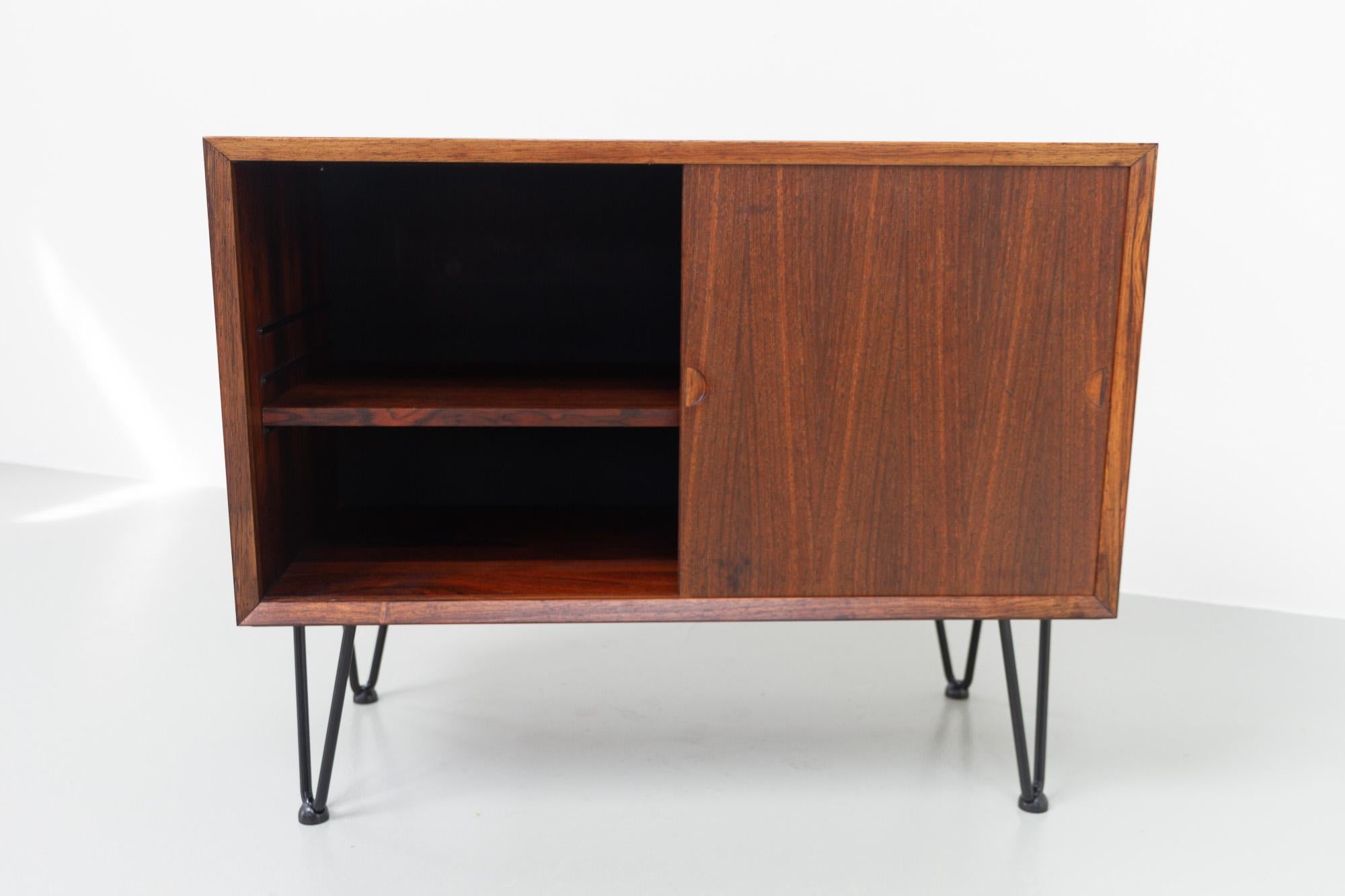 Mid-20th Century Small Danish Modern Rosewood Sideboard by Poul Cadovius for Cado, 1960s For Sale