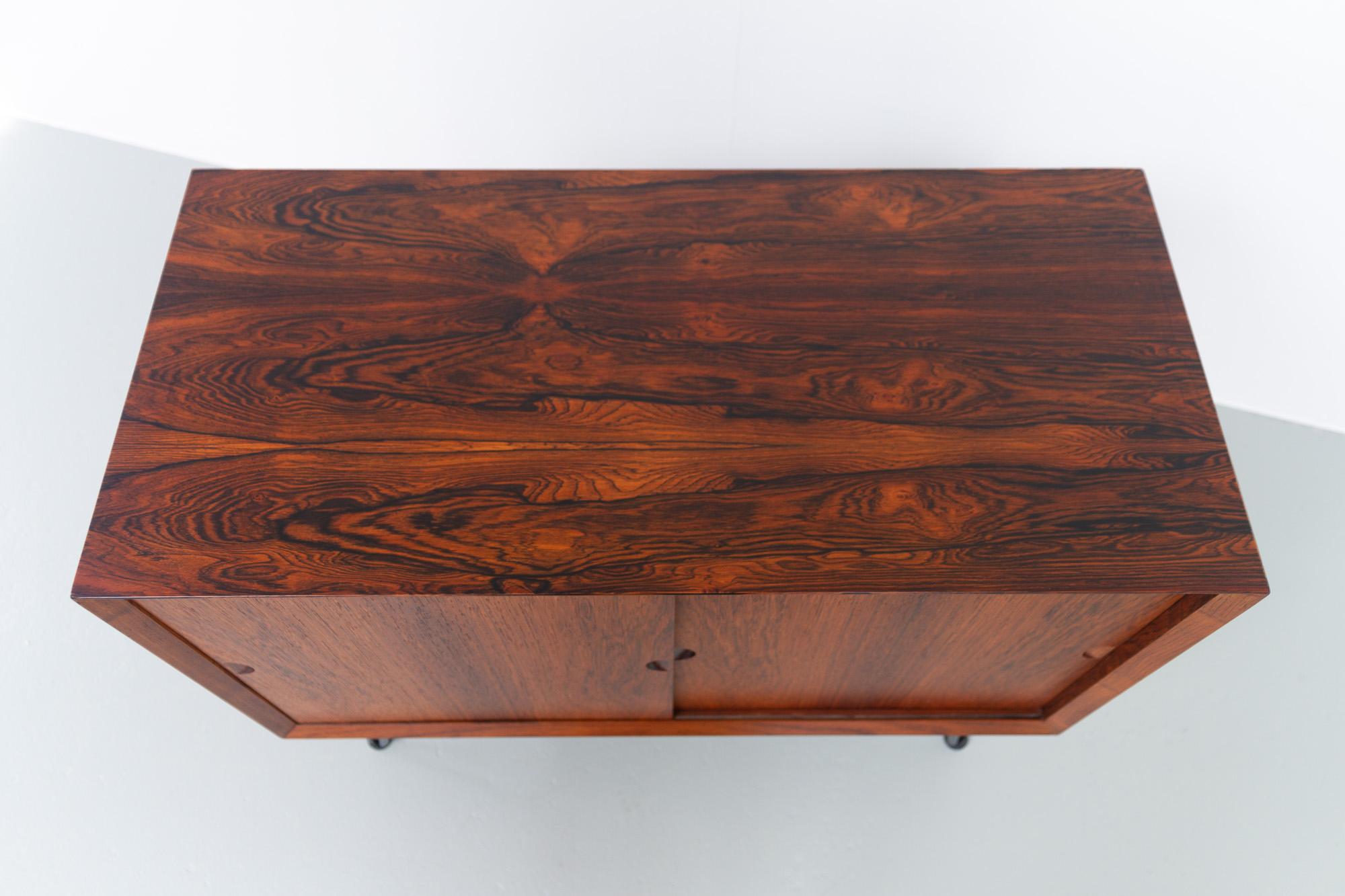 Small Danish Modern Rosewood Sideboard by Poul Cadovius for Cado, 1960s For Sale 1