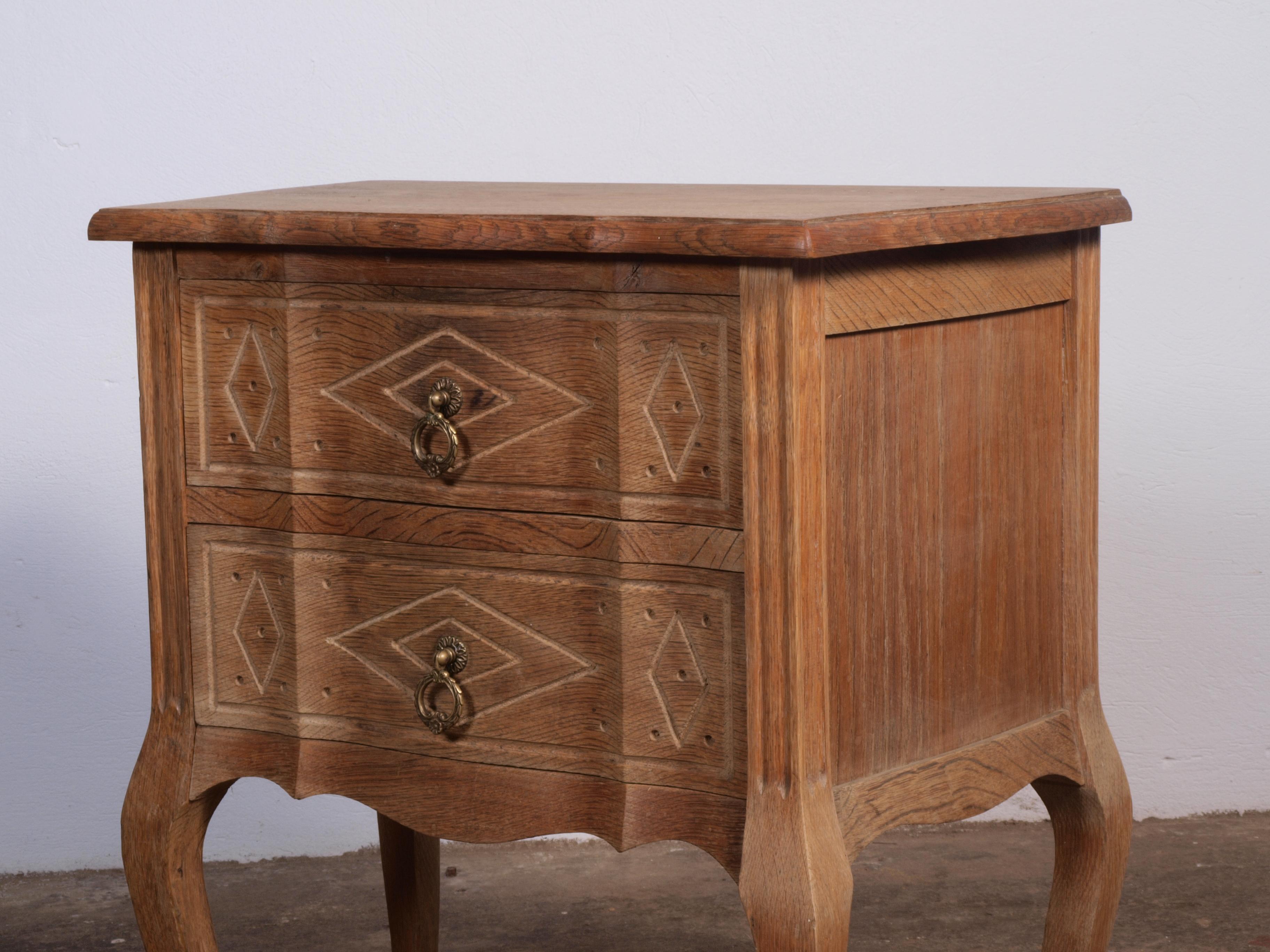 Mid-Century Modern Small Danish Oak Cabinet 1960s Mid-century For Sale