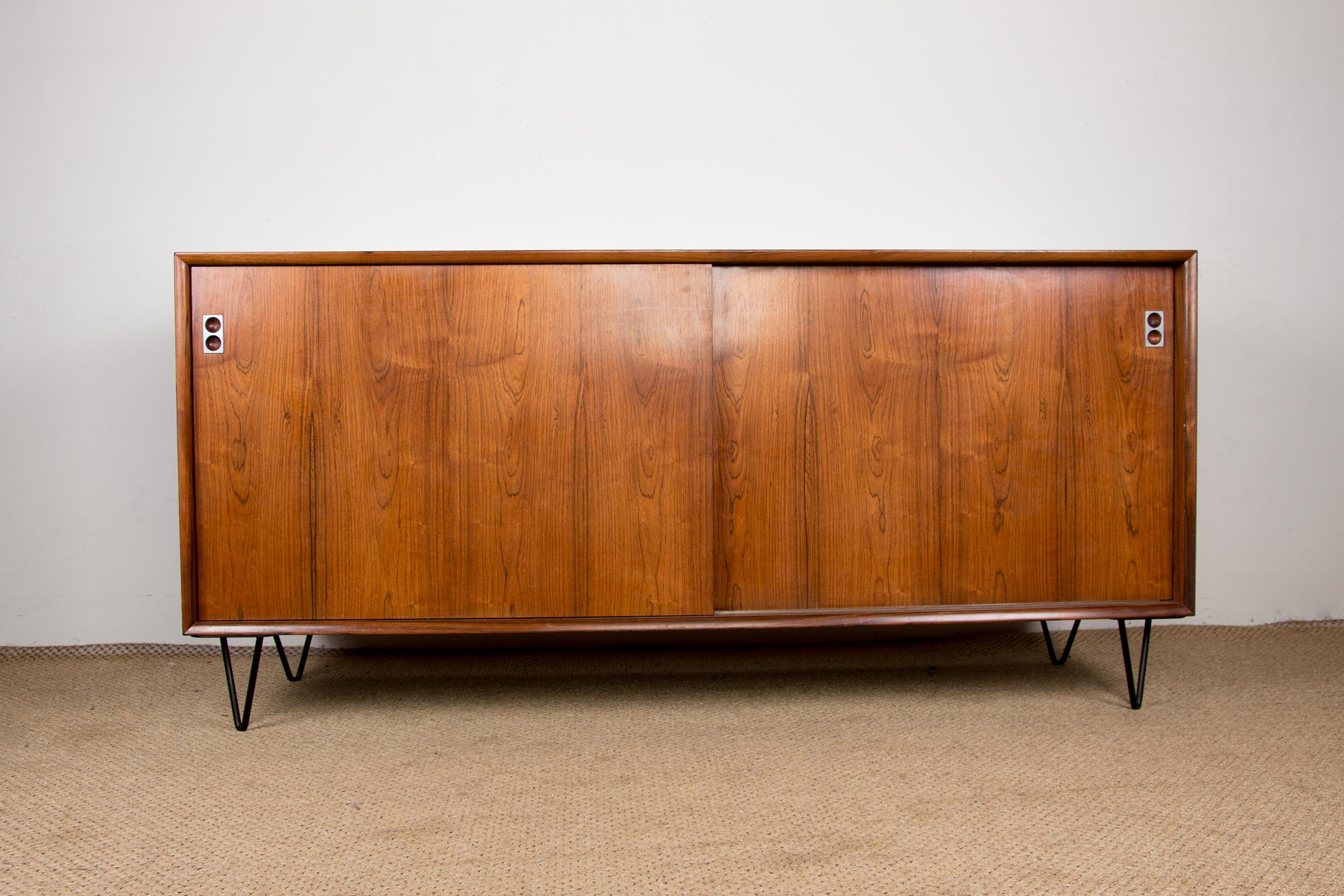 Scandinavian Modern Small Danish Rosewood Sideboard by Arne Vodder for Sibast Furnitures 1960.