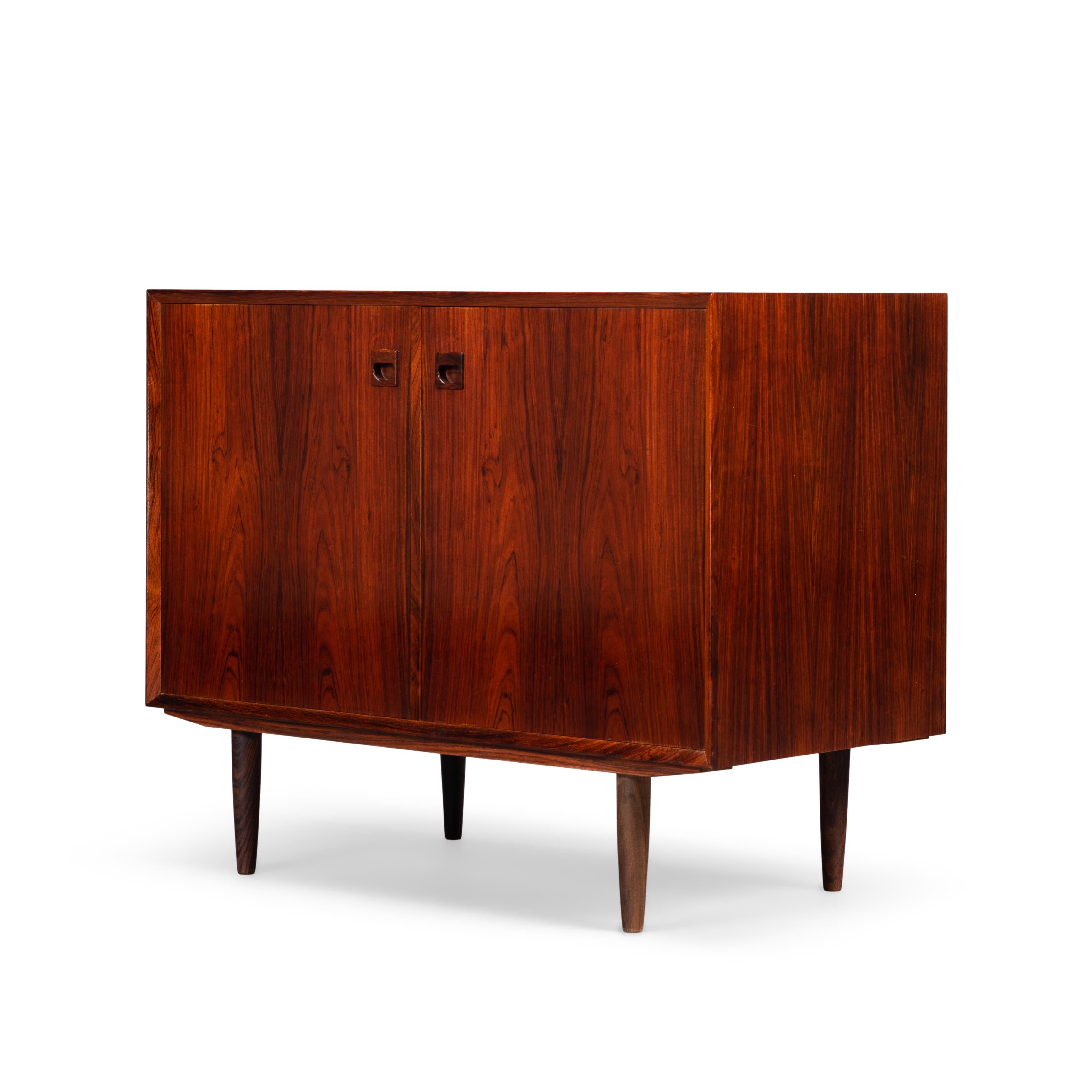 Mid-Century Modern Small Danish Rosewood Sideboard by E. Brouer for Brouer Møbelfabrik, 1960s