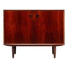 Small Danish Rosewood Sideboard by E. Brouer for Brouer Møbelfabrik, 1960s