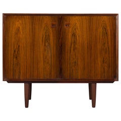 Vintage Small Danish Rosewood Sideboard by E. Brouer for Brouer Møbelfabrik, 1960s