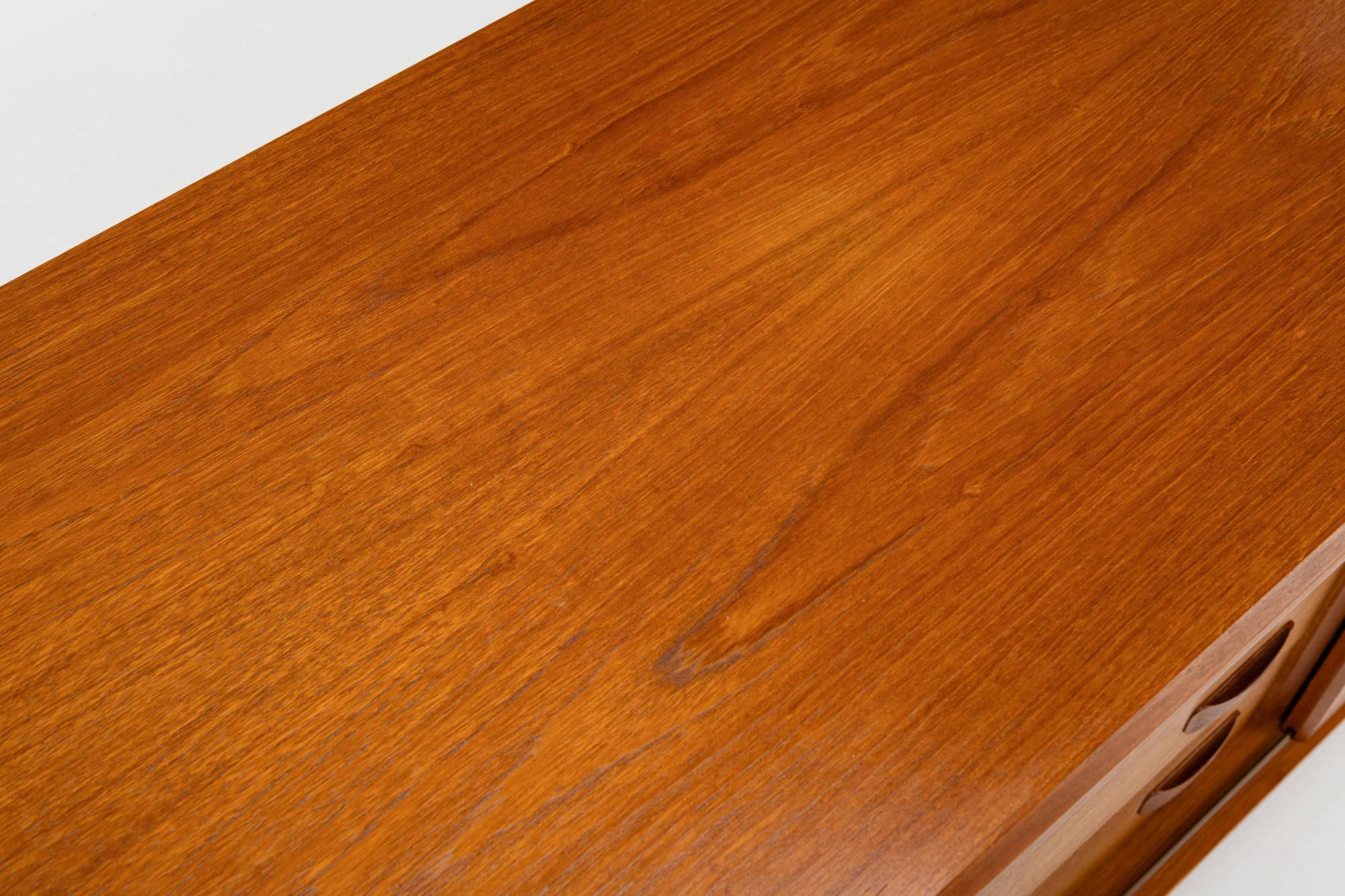 Teak Small Danish Sideboard by Clausen & Son