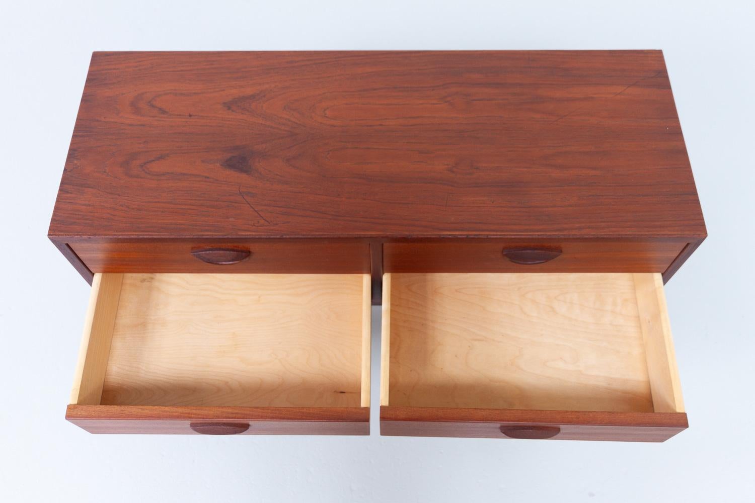 Small Danish Teak Chest of Drawers by Kai Kristiansen for FM, 1960s. For Sale 1