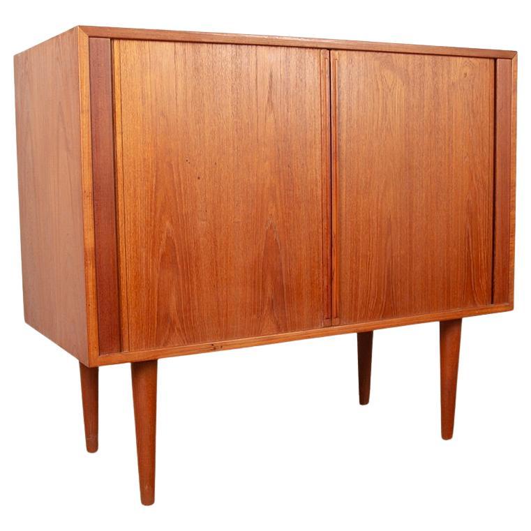 Small Danish teak sideboard model 42 by Kai Kristiansen, Feldballes Mobelfabrik. For Sale