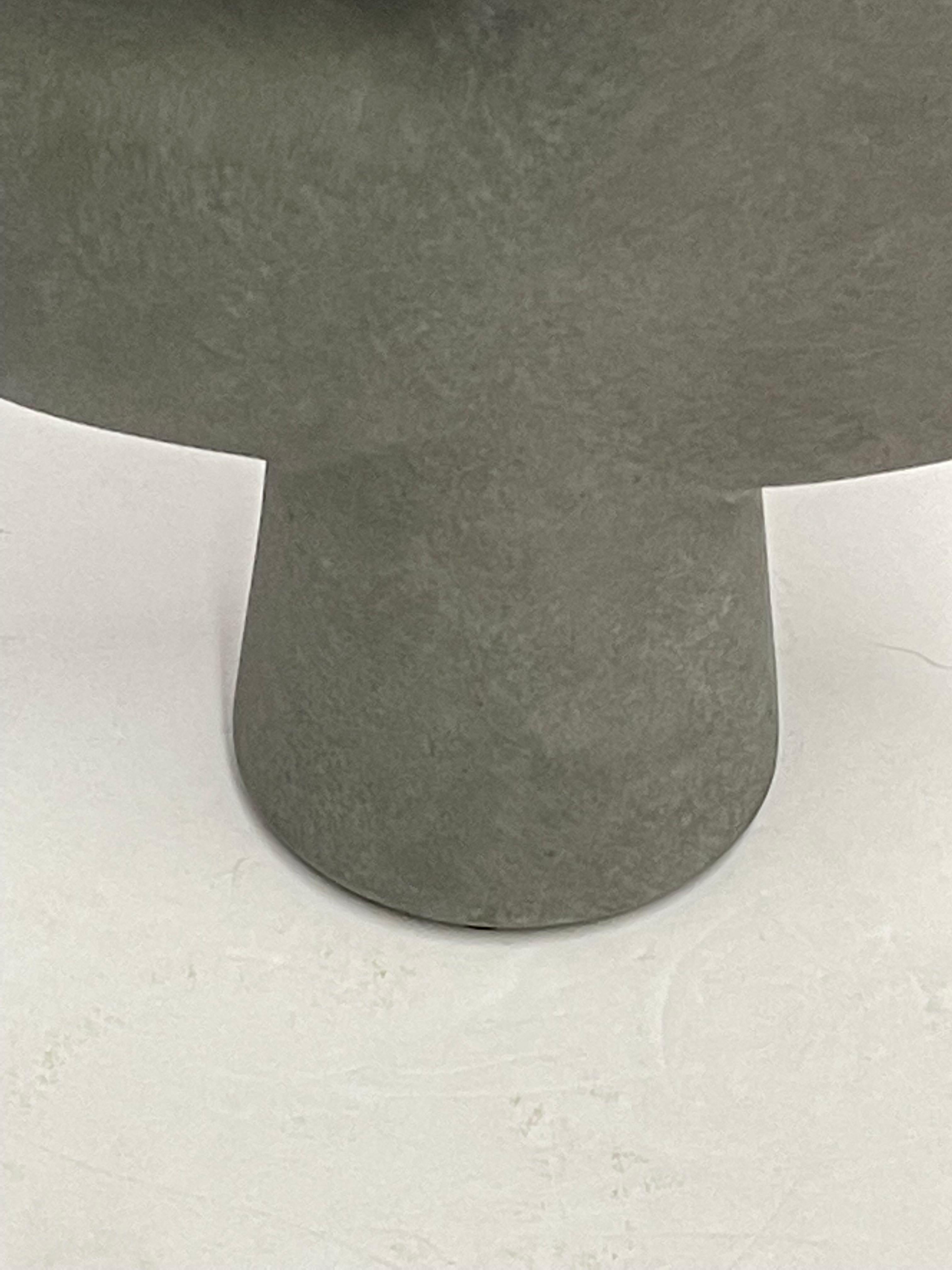 Small Dark Grey C Shaped Danish Design Vase, China, Contemporary 1