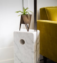 Deca Planter in Antique Brass By Force/Collide, Size Small, 2023