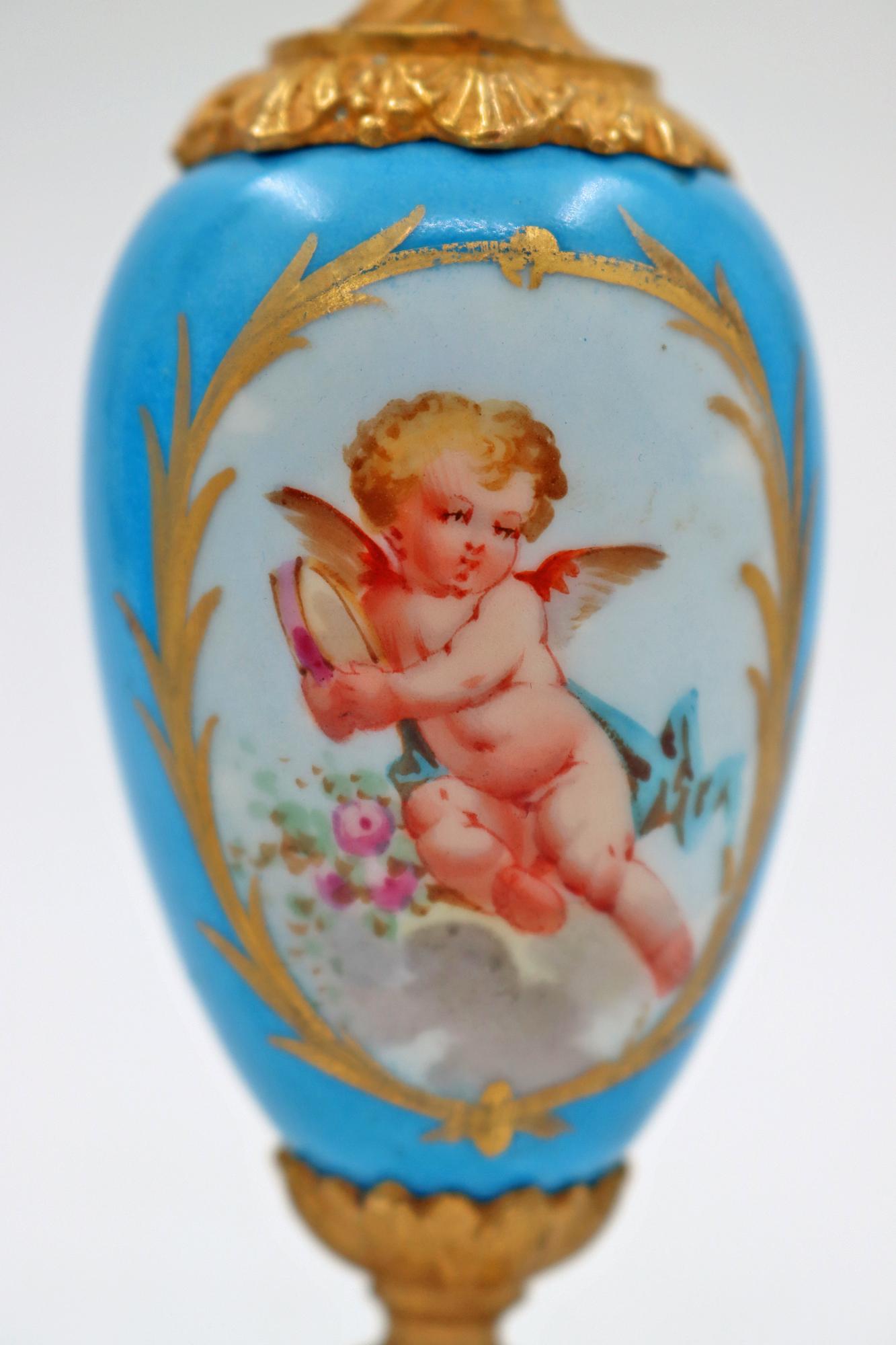 Napoleon III Small Decorations in Sèvres Porcelain, 19th Century