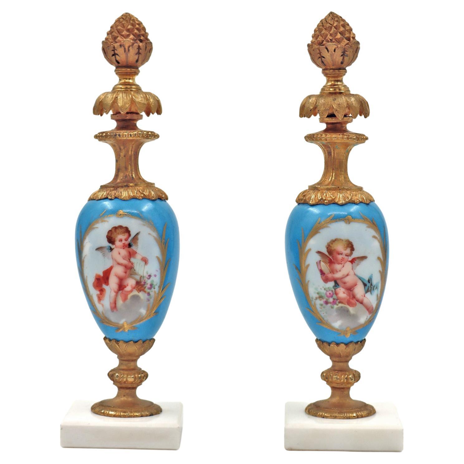 Small Decorations in Sèvres Porcelain, 19th Century