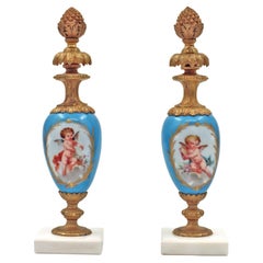 Small Decorations in Sèvres Porcelain, 19th Century