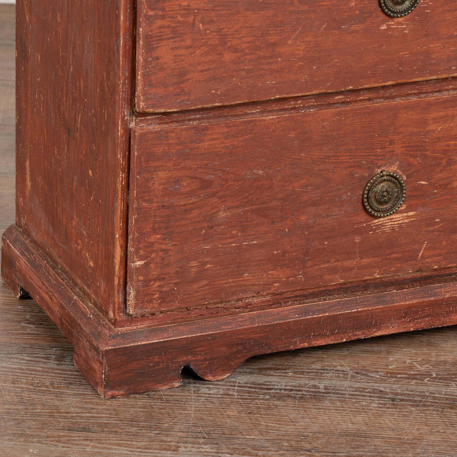 Small Decorative Carpenter's Sample Secretary, Sweden circa 1800's For Sale 4