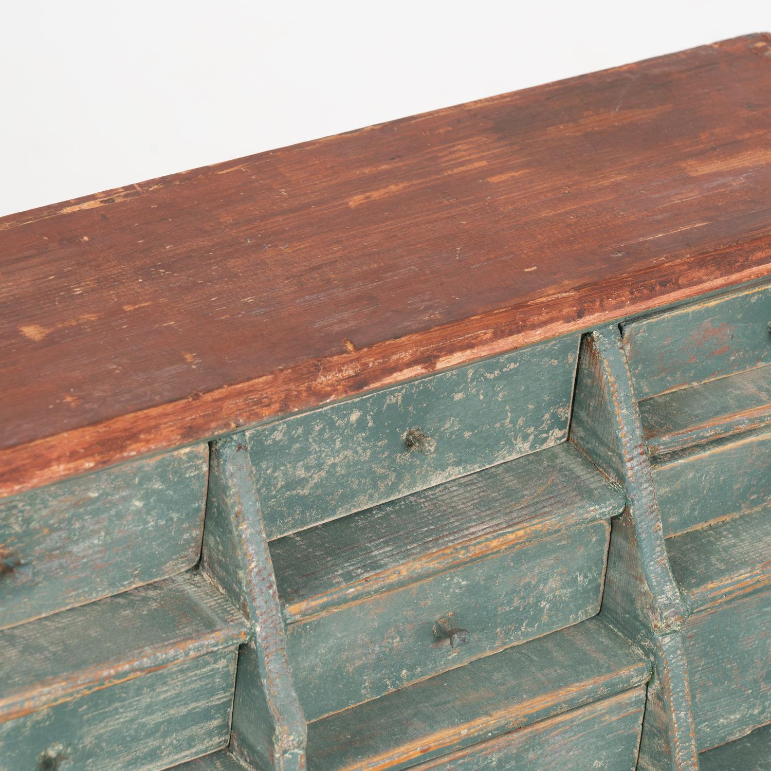 Small Decorative Carpenter's Sample Secretary, Sweden circa 1800's For Sale 2