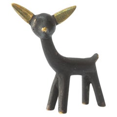 Kleine Hirsch-Figur von Rohac um 1950