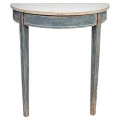 Small Demi Lune Wall Console, around 1900