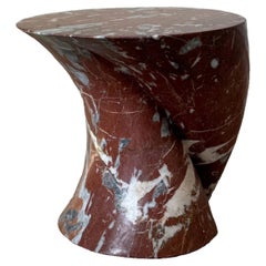 Small Departed Marble Side Table by Studio TOOJ