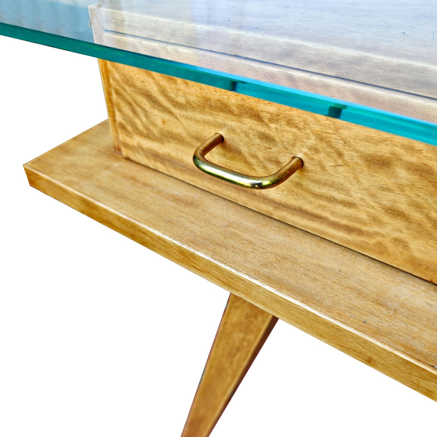 Brass Small desk – France 1950 For Sale