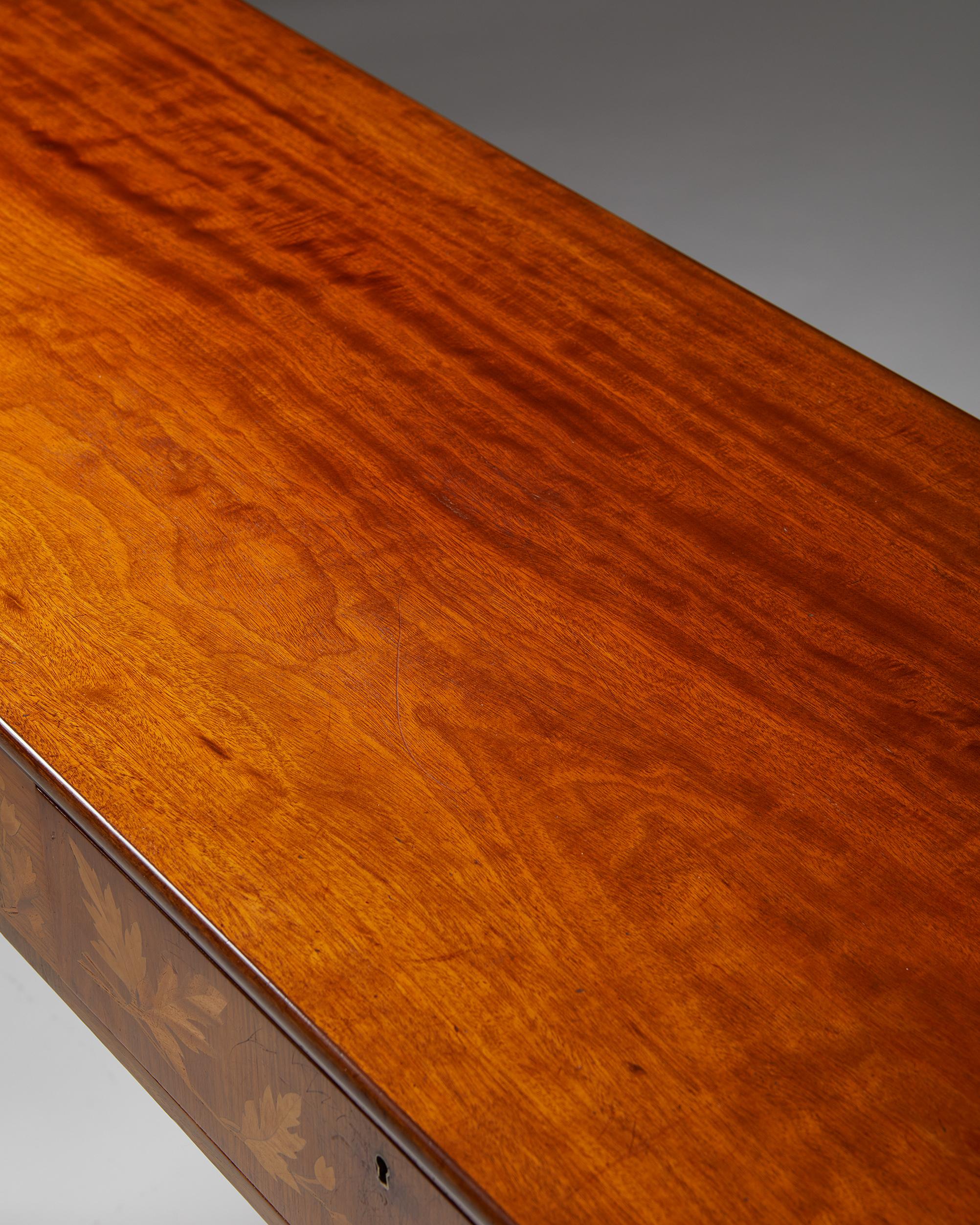 Small Desk / Side Table “Guanabara” Designed by Carl Malmsten, Sweden, 1950’s 2