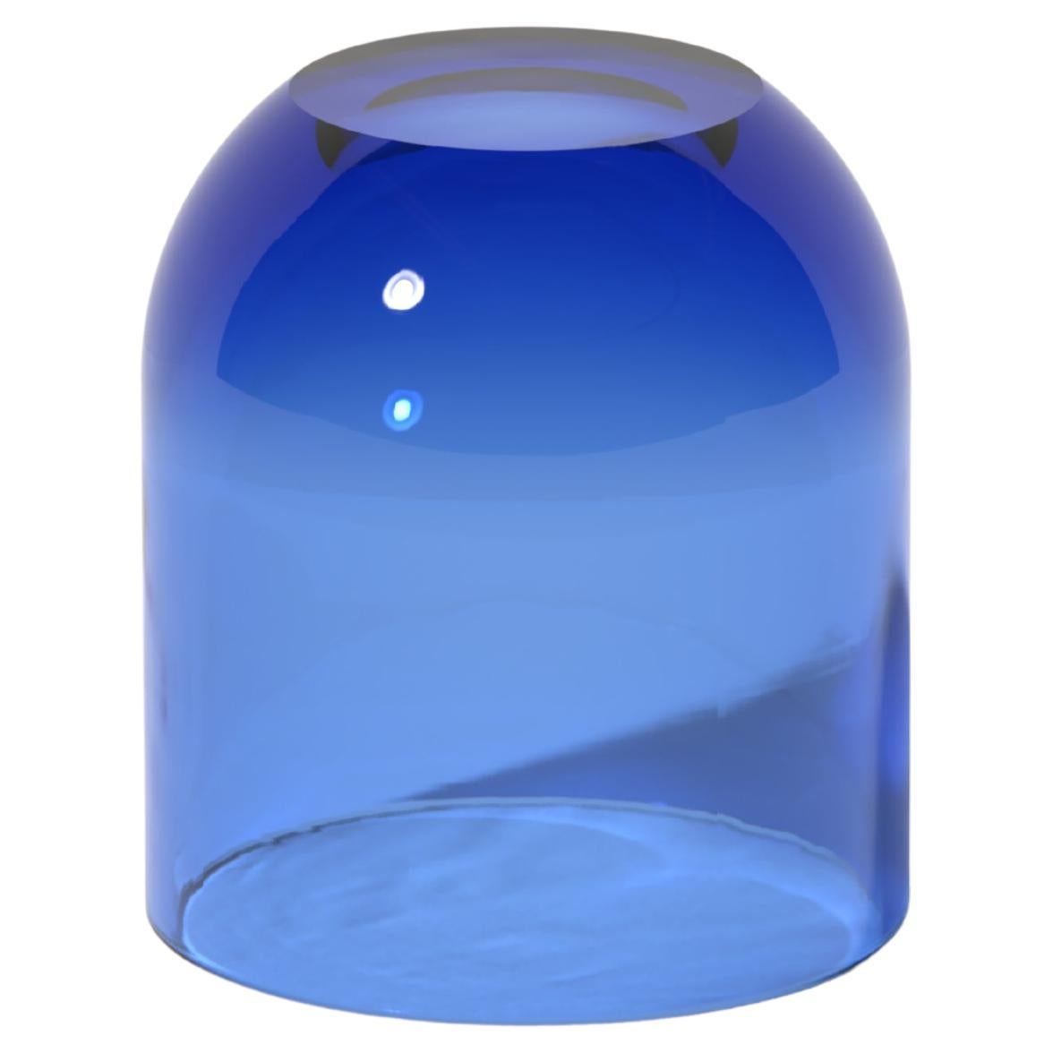 Tavolino Dew Drop in resina traslucida blu, di Ian Cochran in vendita