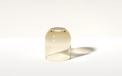 Small Dew Drop Side Table in Spritz Orange, Translucent Resin, by Ian Cochran