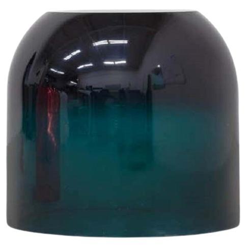 Dew Drop Beistelltisch in Teal, durchscheinendes Polyurethanharz von Ian Cochran im Angebot