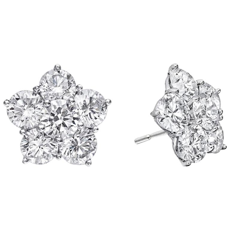 Small Diamond "Astra" Stud Earrings '1.13 Carat'