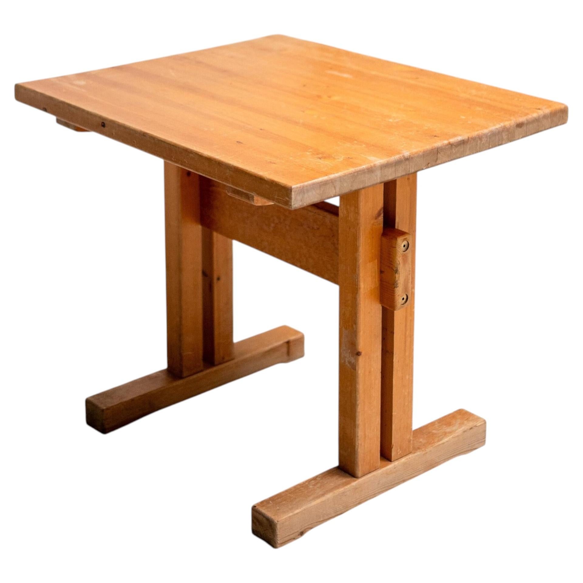 Small dining table by Charlotte Perriand, France, 1970s