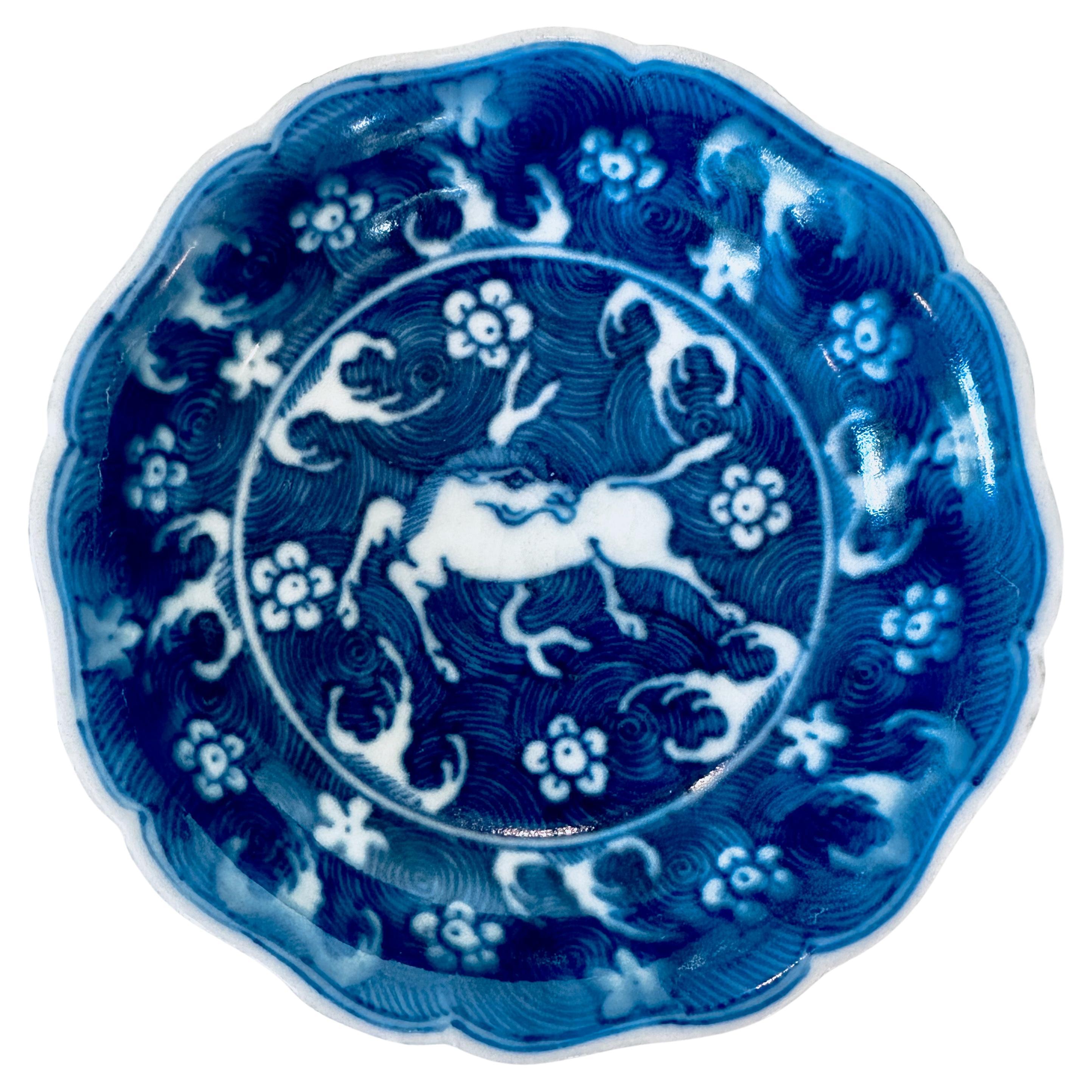 Small Dish from Hatcher Collection Decorated with Flying Horse
