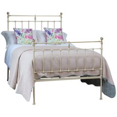 Antique Small Double Bed in Cream