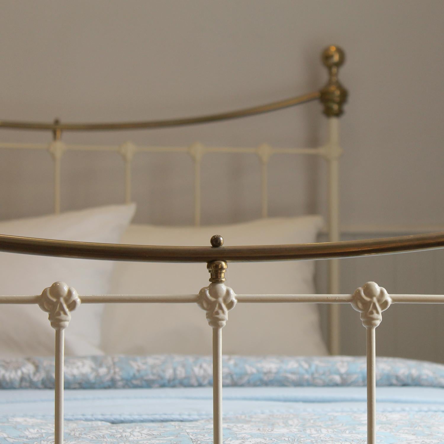 small double brass bed