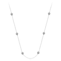 Small Doublesided Blossom Chain Necklace