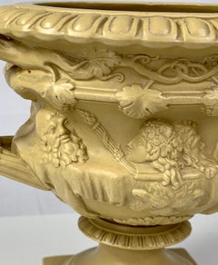 Small Drabware Vase Neoclassical Design Made England, Circa 1830