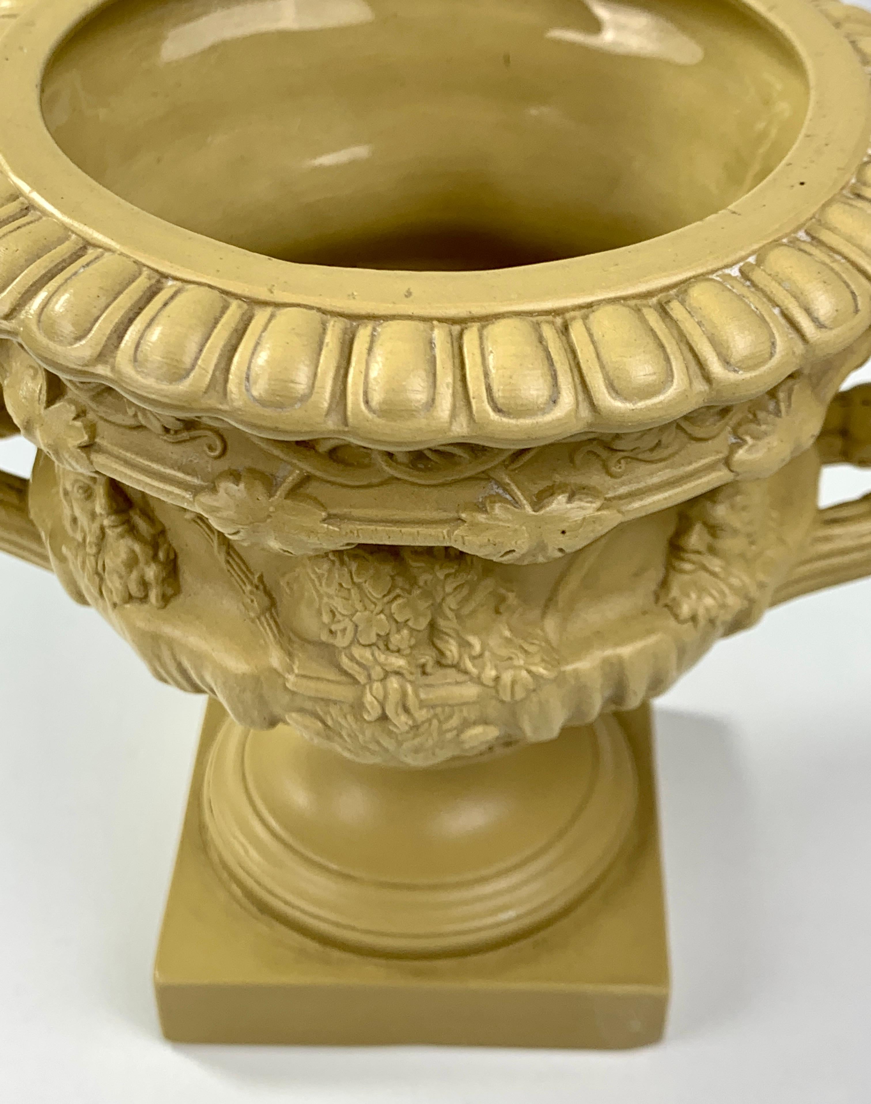 19th Century Small Drabware Vase Neoclassical Design Made England, Circa 1830